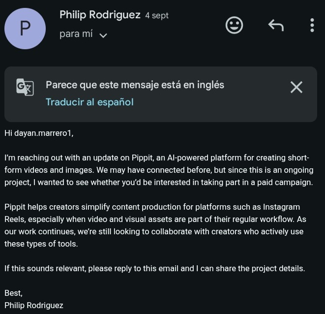Brand collaboration email proposal 1